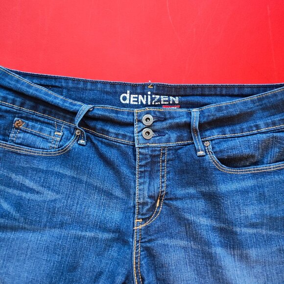 Denizen from Levi's jeans short blue women's size 8 - Picture 2 of 8